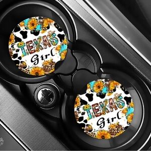 Texas Girl Car Coasters
